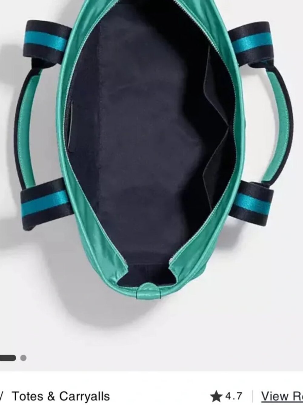 Coach NYL Ellis Tote Blue Green Multi - Picture 15 of 15